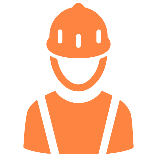 Start Your New Job Orange Icon